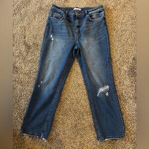 Flying Monkey Distressed Blue Jeans